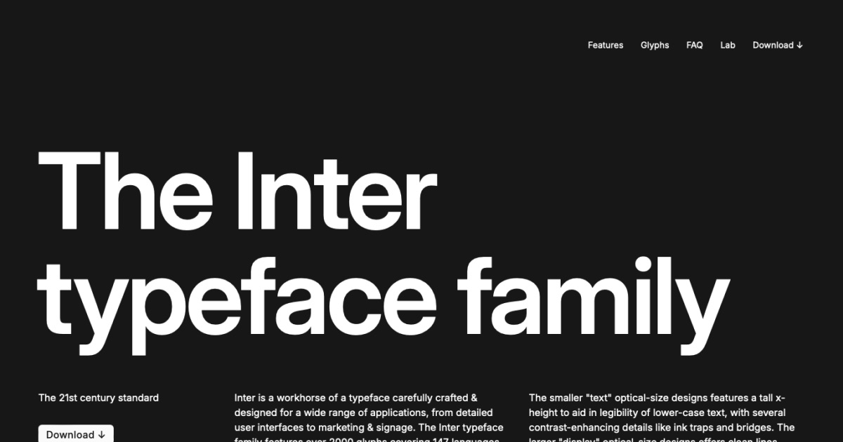 Font Inter